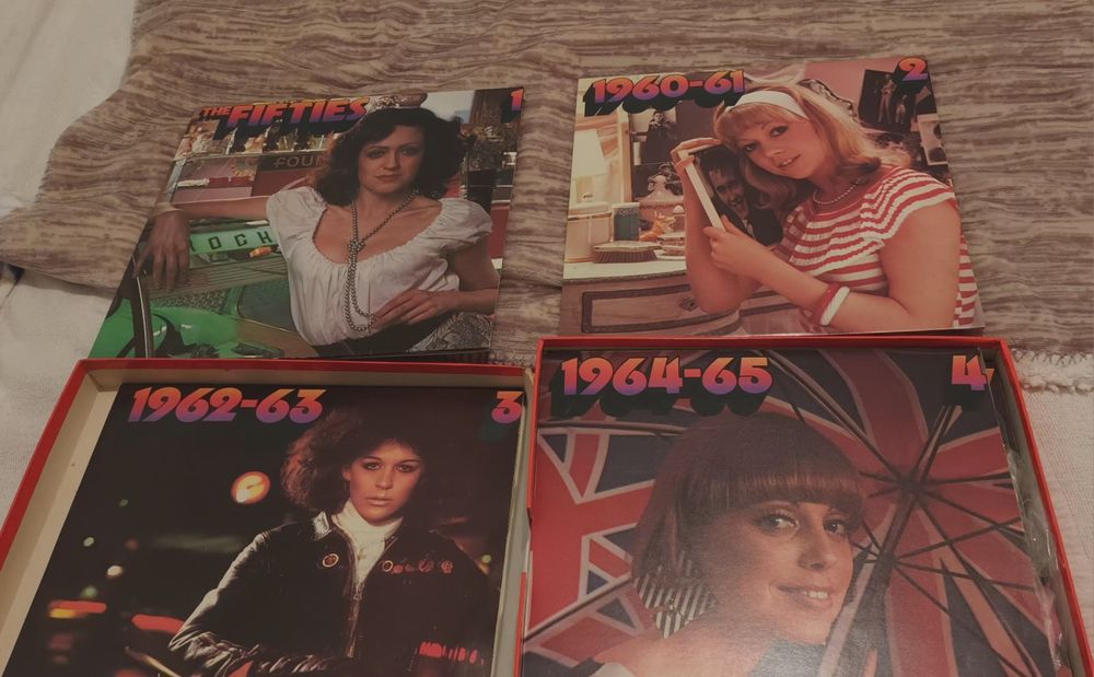 Coleção 8 discos vinil vintage Golden Hit Parade
