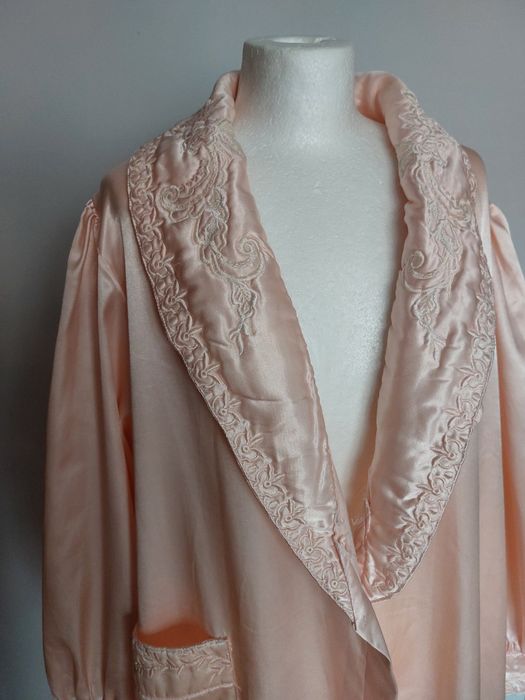 Szlafrok princess typu silk haft