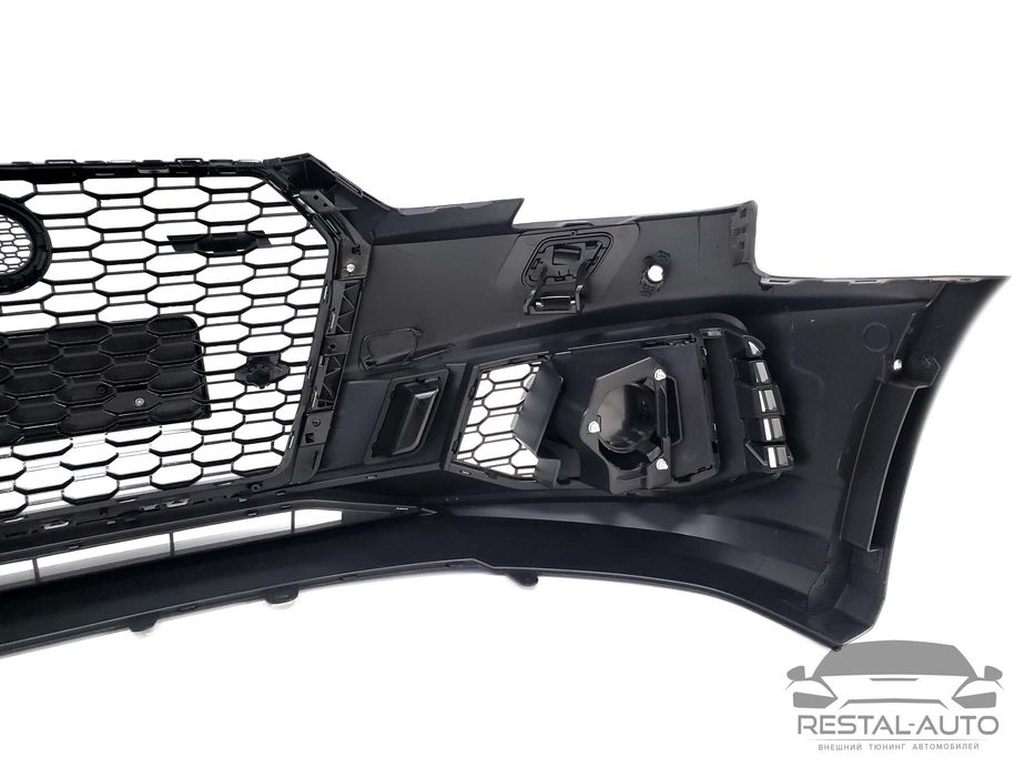 Передний бампер Audi A4 B9 2015-2019 год RSU в стиле RS4 Под радары