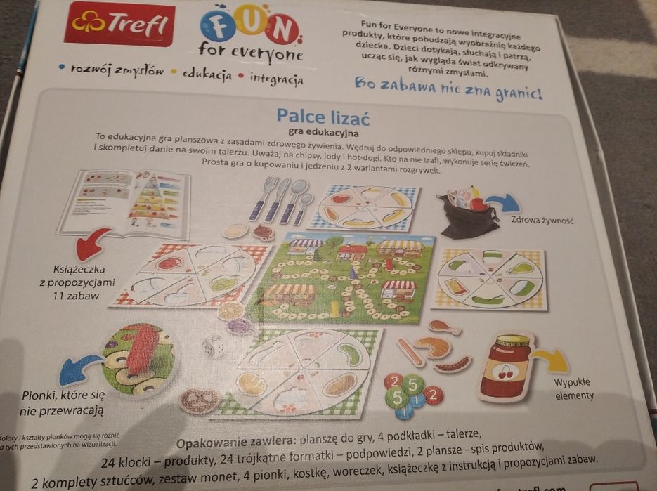 Gra edukacyjna Palce lizać