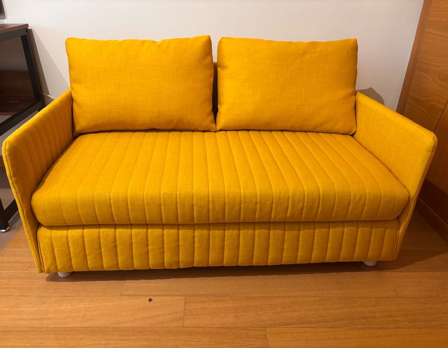 Sofá ikea FRIDHULT amarelo NOVO