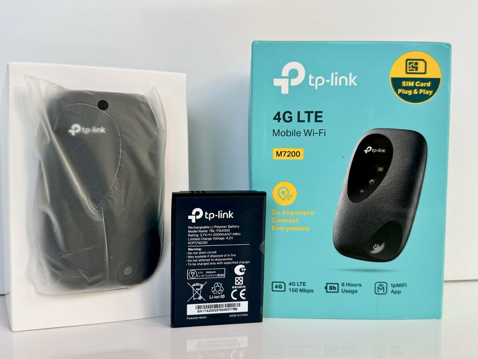 Мобільний Wi-Fi роутер на Сім карту Маршрутизатор 4G LTE TP-LINK M7200
