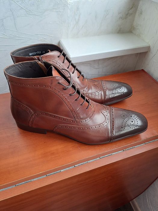 Чоловіче шкіряне взуття dune