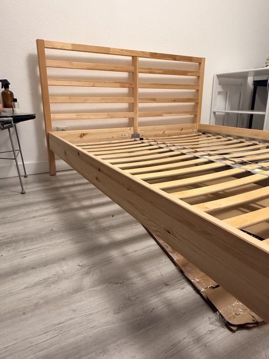 Estrutura cama casal com estrado