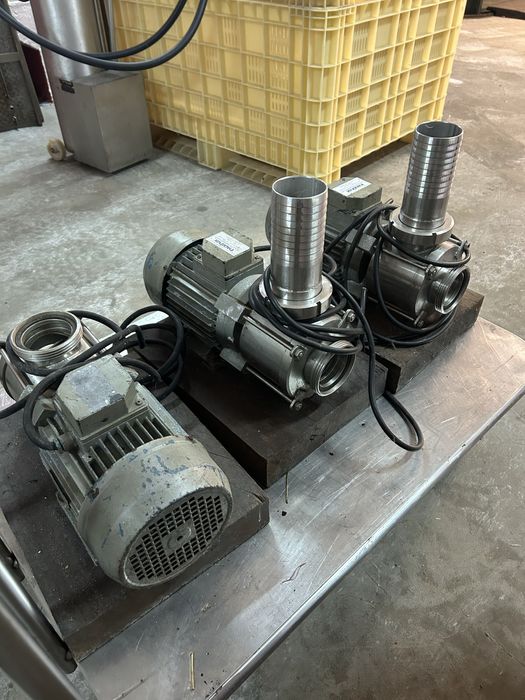 Motores de remonta para vinho, completos, Totalmente em inox.