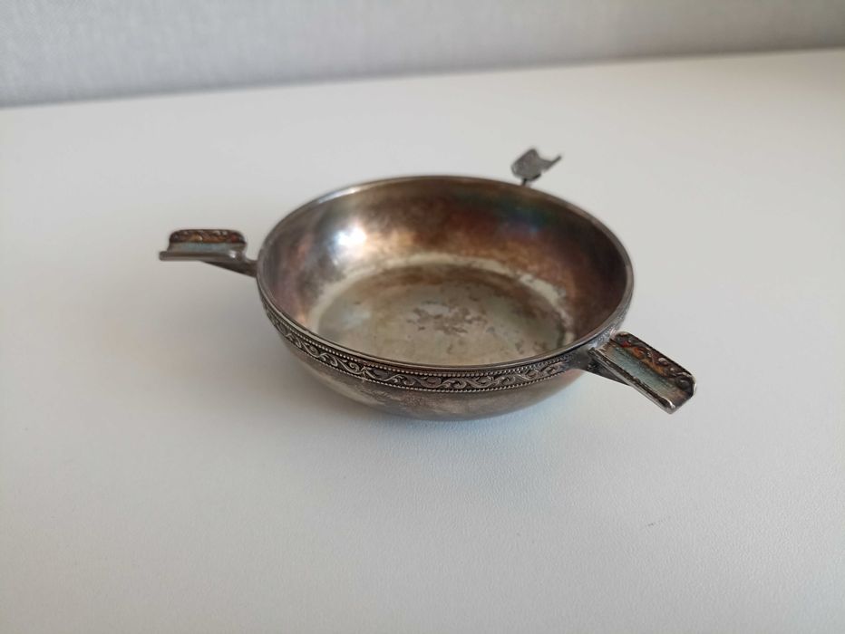 Vintage srebrna popielniczka Warmet / Resovia