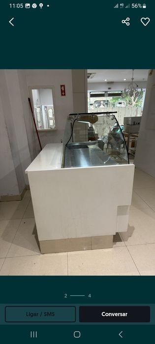 Vitrine de Gelados 7 cubas