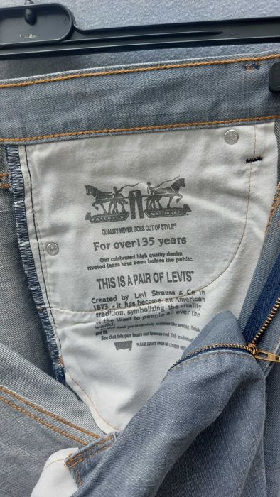 Oryginał Levis 511 Levi Strauss spodnie