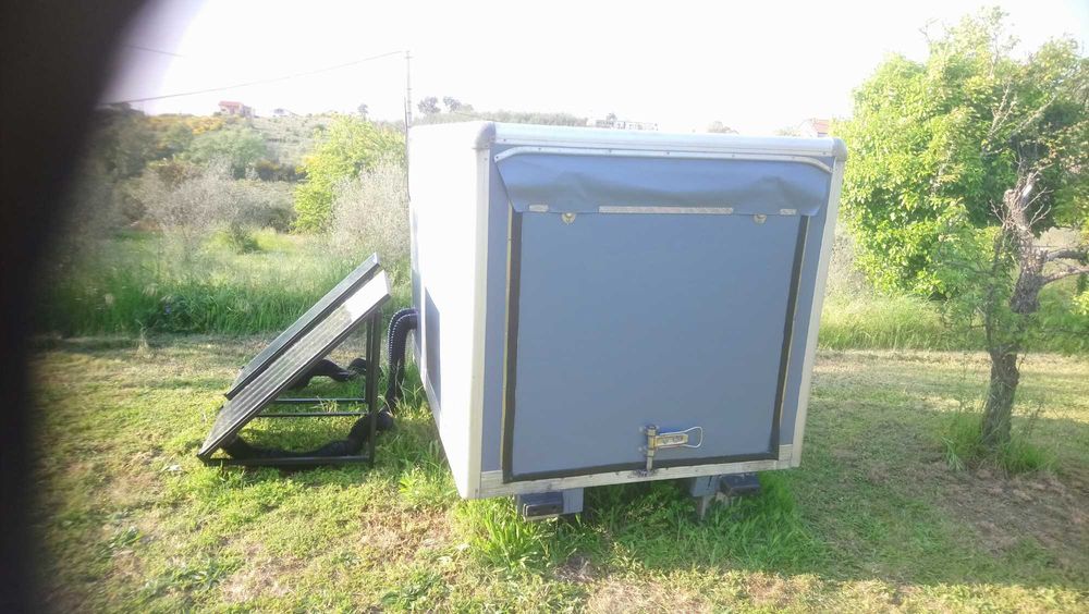 Desidratador Solar de Fruta (com apoio elétrico) – Alta Capacidade