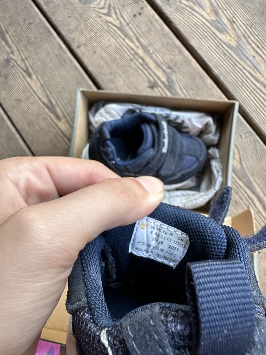 Кросівки дитячі Timberland на ліпучках розмір 21 12,5см стопа