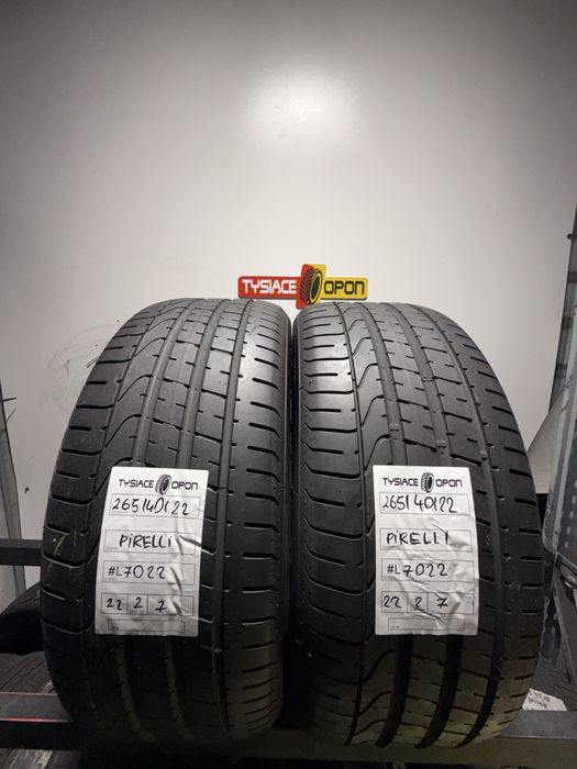 Opony Letnie 265/40/22 Pirelli Pzero Montaż/Wysyłka
