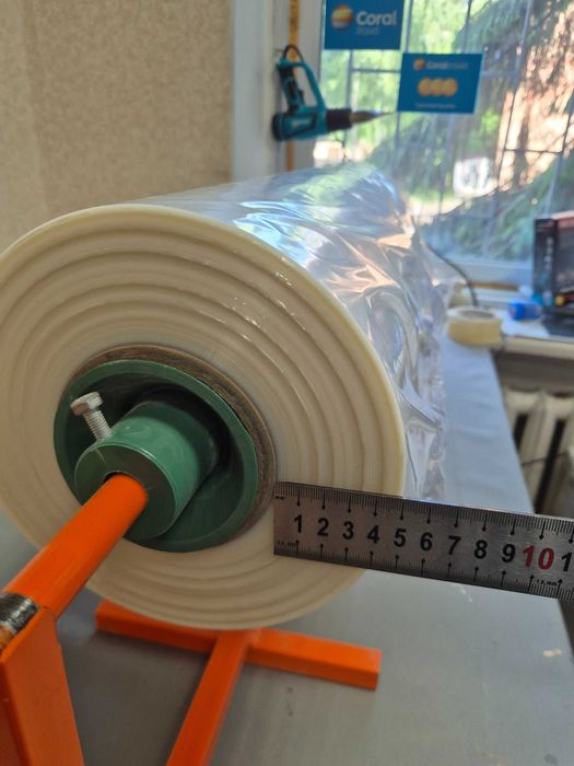 Плівка ПОФ напіврукав 15мкм х 600м м - 13.24кг (близько 800 м)