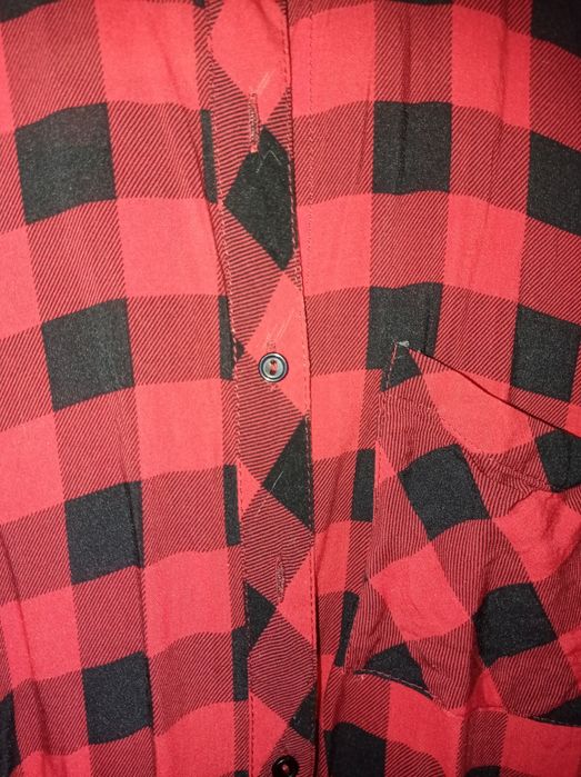 Kraciasta koszula marki Pull &Bear w rozmiarze S, 100% wiskoza!