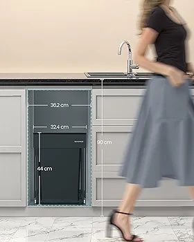 SONGMICS Kosz na odpady kuchenne