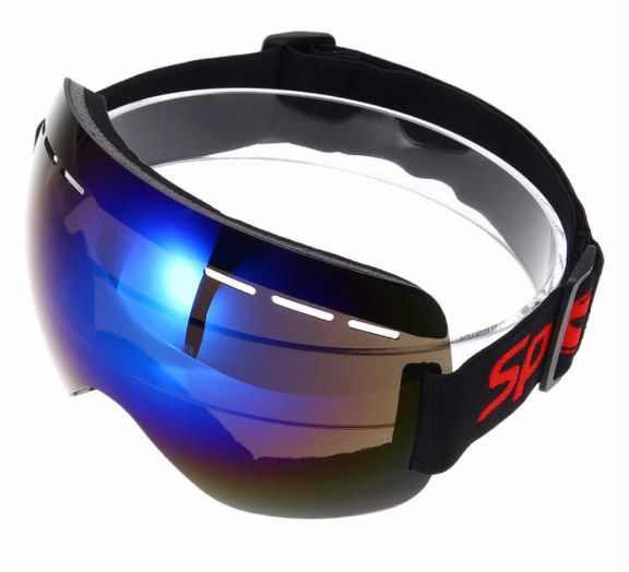 Лыжная маска С ЧЕХЛОМ! горнолыжные очки защита от UV лижна мото вело