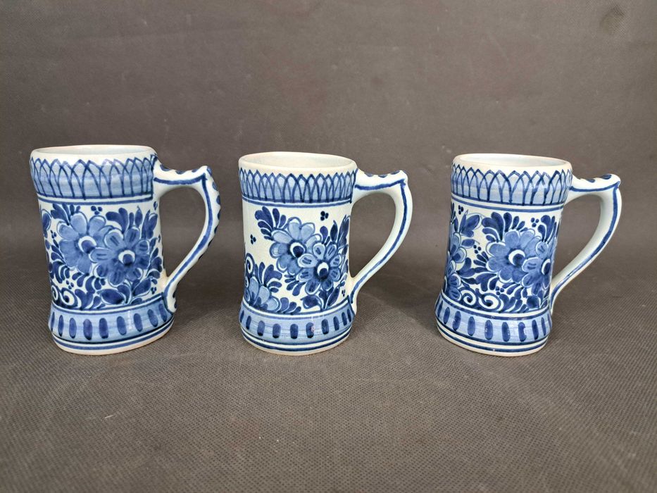 Holenderskie kubki DELFT, zestaw 6 szt.