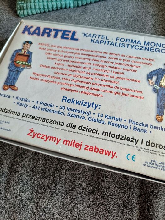 polska gra planszowa Kartel