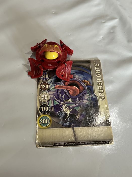 Bakugan pyrus frosch z kartą