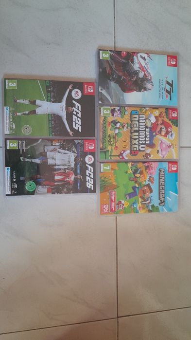 Nintendo oled : com 11 jogos com capa