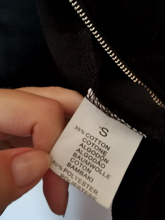 Katana narzutka kurtka lekka czarna materiałowa 36 38 S M vintage boho