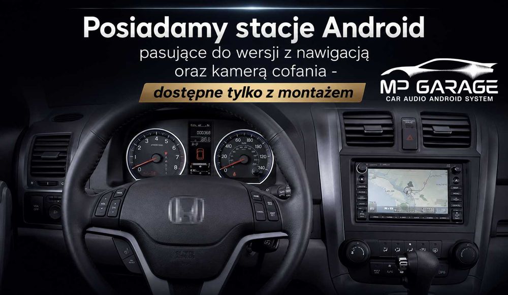 Radio Nawigacja Android_14 Honda CRV 4G LTE CarPlay/AndroidAuto Qled Montaż