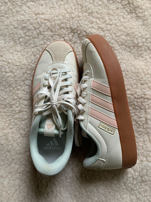 Sneakersy Adidas Court Low Pastelowy Róż Beż Gym Sole Samba Spezial Gazelle