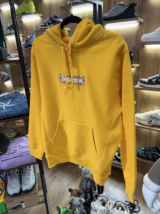 Худі Supreme Bandana Box Logo Yellow