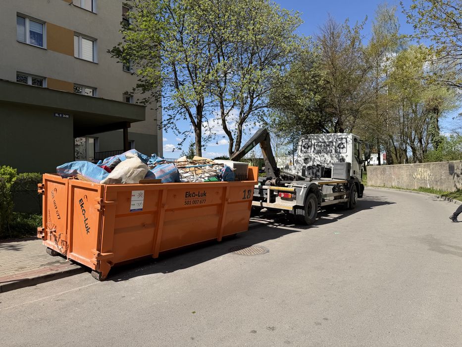 Wynajem kontenerów, wywóz gruzu, śmieci