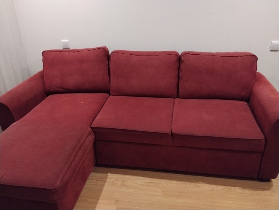 Sofá cama com chesslong