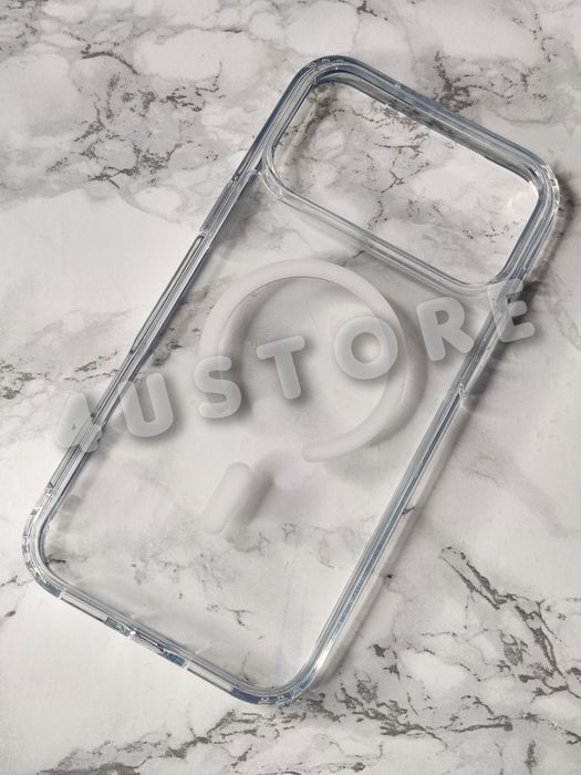 Чехол Crystal Case Magsafe на iPhone 17 18 Pro Max прозрачный Противоударный не желтеет чохол прозорий протиударний не жовтіє