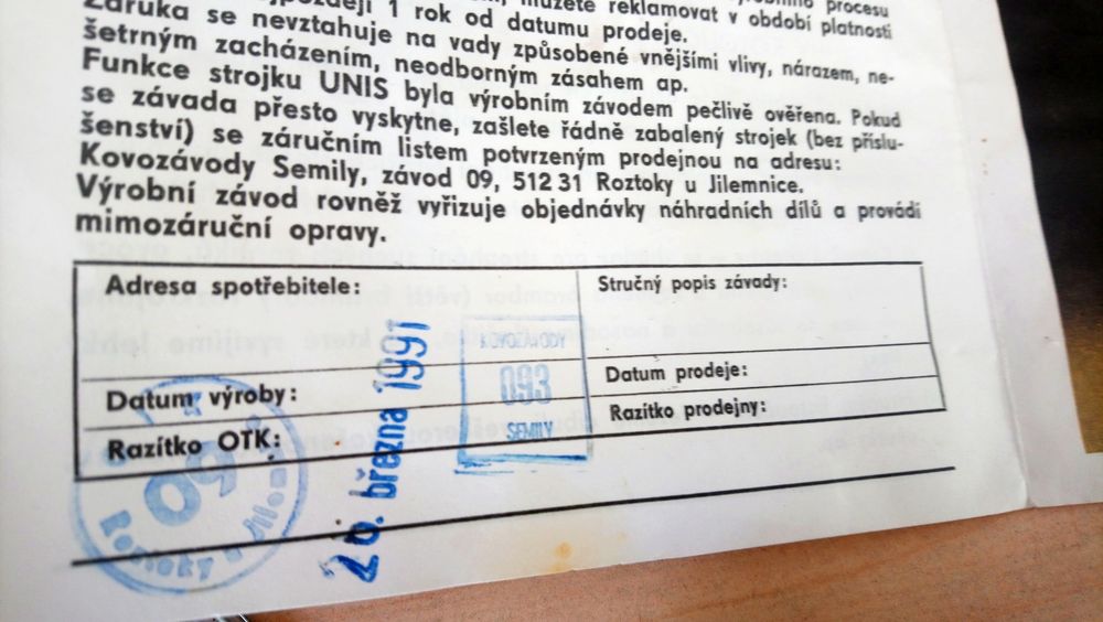 Krajalnica tarka ręczna unis prl czechoslowacja