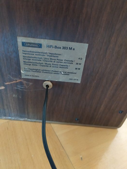 Kolumny Grundig HiFi Box 303Ma