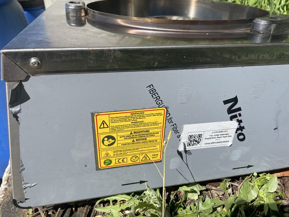 Gas plate for crepes