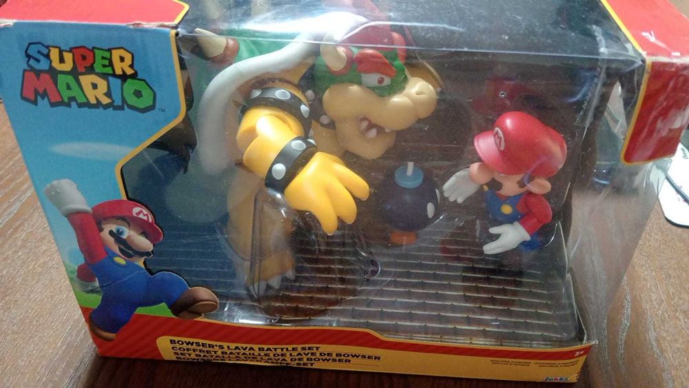 Conjunto Batalha do Bowser Super Mario Jakks Pacific (3 Figuras)