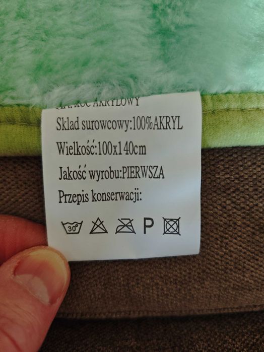 Koc akrylowy 100X140 gruby dziecięcy