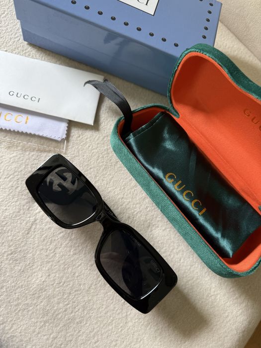 Okulary gg czarne premium etui