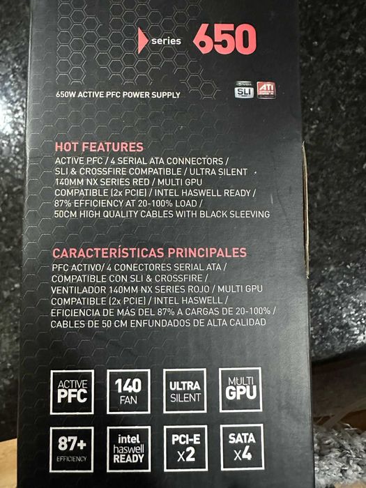 Fonte Alimentação 650W64283952355457121