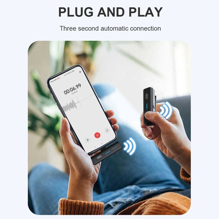 Microfone de Lapela Profissional (android / iphone)