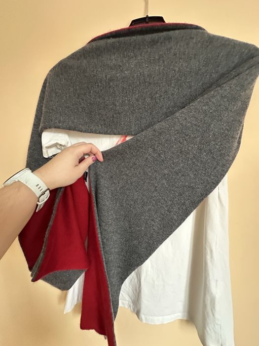 Ekskluzywny Dwustronny Szal Roeckl - 100% Wełna Merino