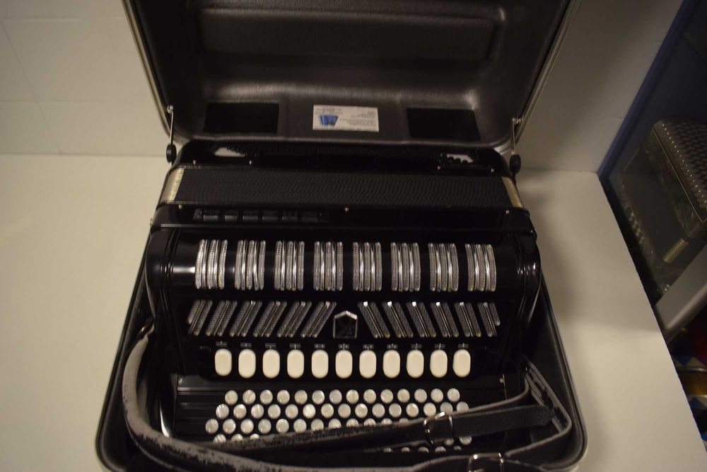 Acordeao Hohner Riveira IV S. 4 voz 120 baixos N 342