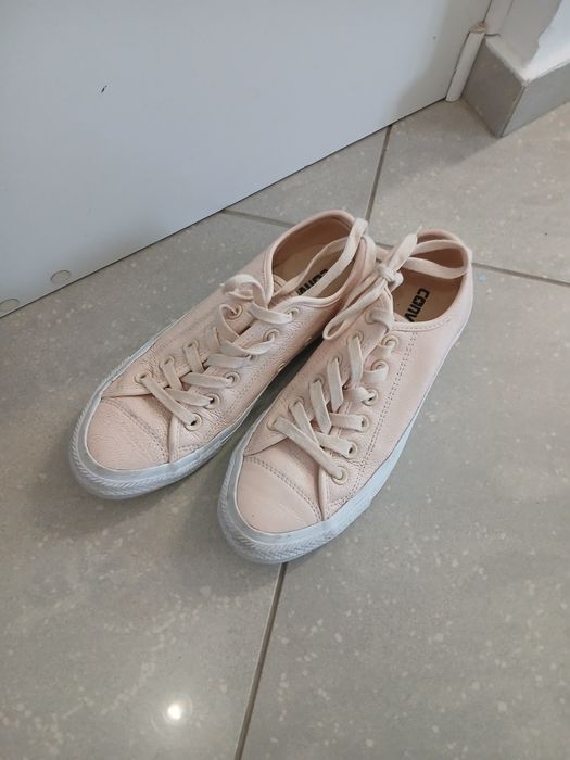 Trampki convers pudrowy róż