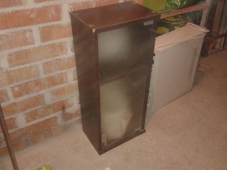 Szafka wiszaca wenge ciemny braz