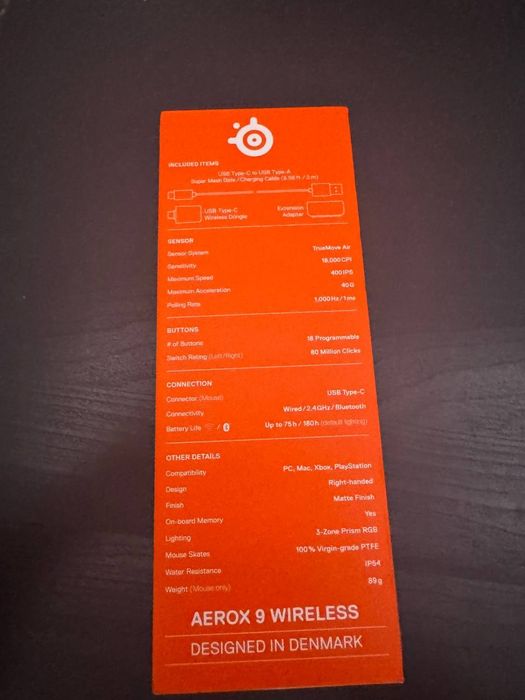 Steelseries aerox 9