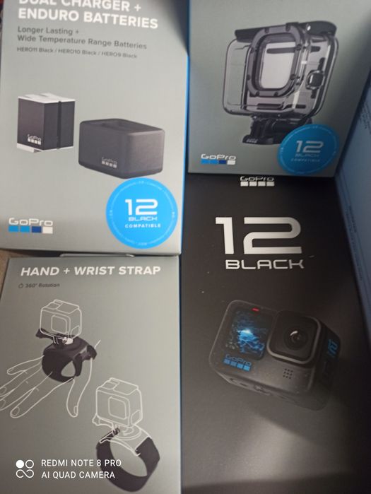 Gopro 12 com varios extras de origem