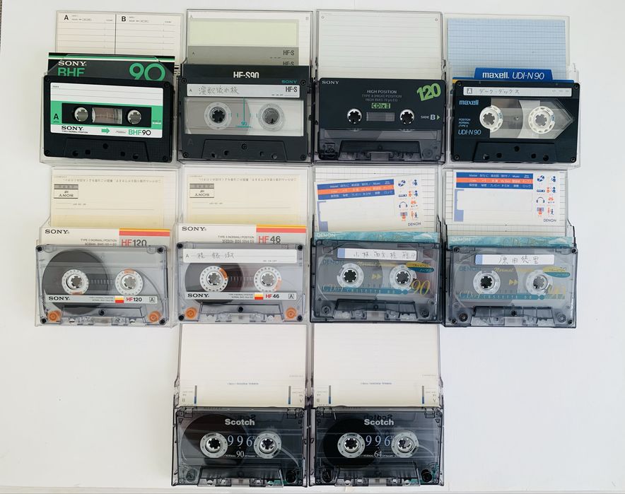 Аудіокасети Maxell UD-1 N, Sony BHF, Denon, Scotch та інші