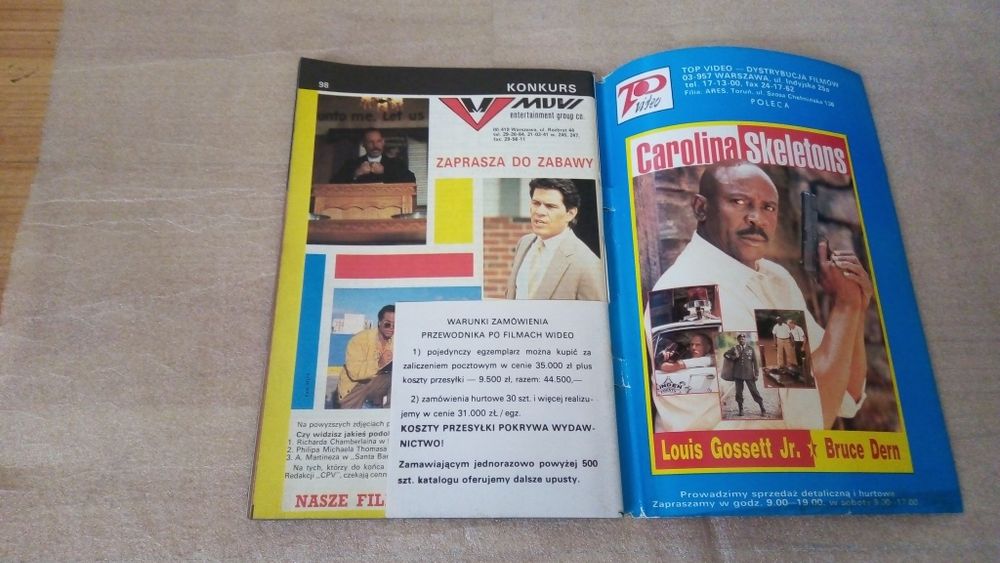 Czasopismo Cinema press video nr. 27 maj 1992 r.