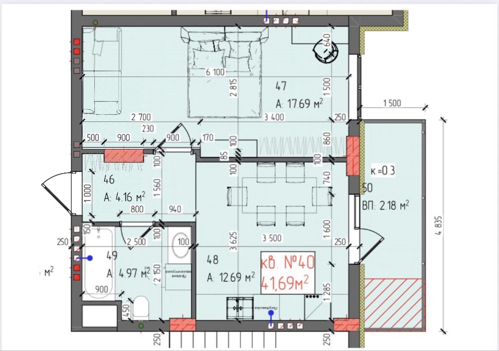 Без комісії/Продаж 1к квартири ЖК Загорський/Квартира з ремонтом/41.7