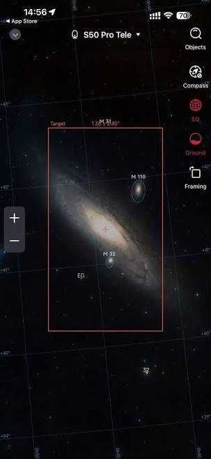 Telescópio Inteligente Seestar S50 - AP 50/250 / Smart Telescope AP 50/250 Seestar S50
