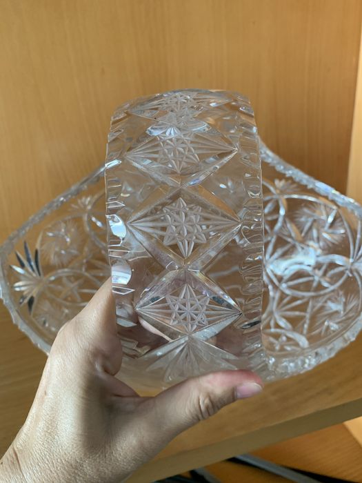 Peca de vidro cristal . Para decoracao ou fruteiro