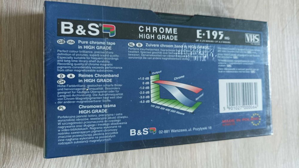 Kaseta VHS B &S E-195